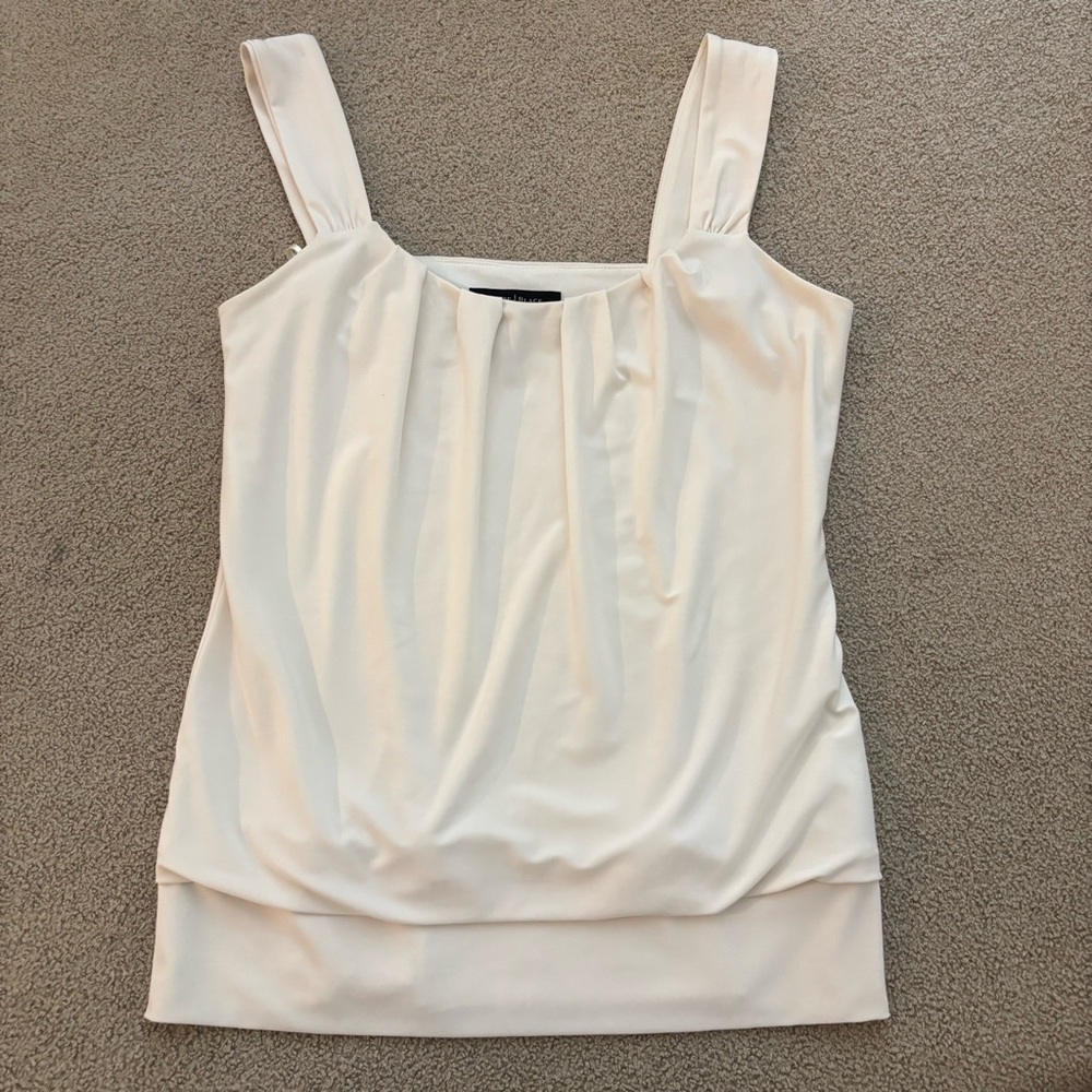 White House Black Market Cream Tank Top